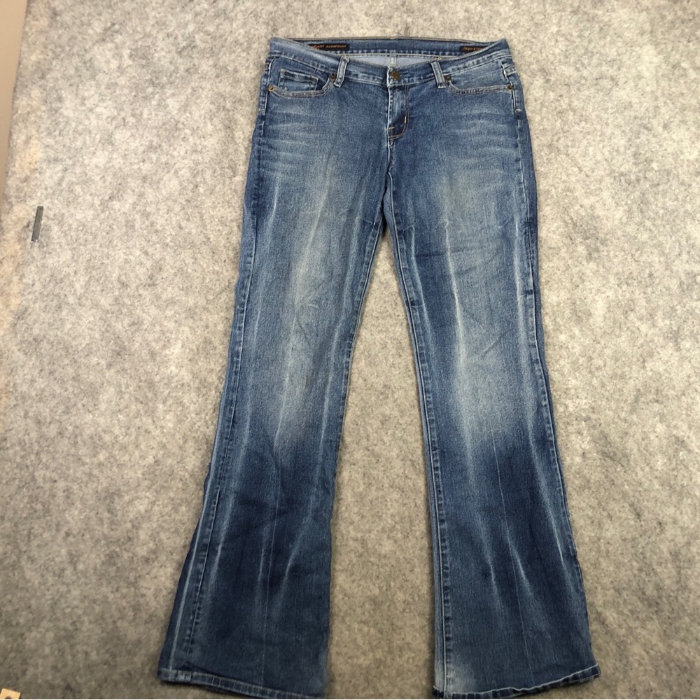 Citizens of Humanity Jeans 26 Low Waist Bootcut Dark Wash Distressed Retro